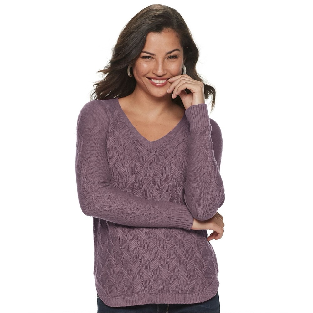 Sonoma Cable Knit Sweater CLR